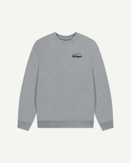 Men's Organic Cotton Oversized Sweatshirt - OG Club Black