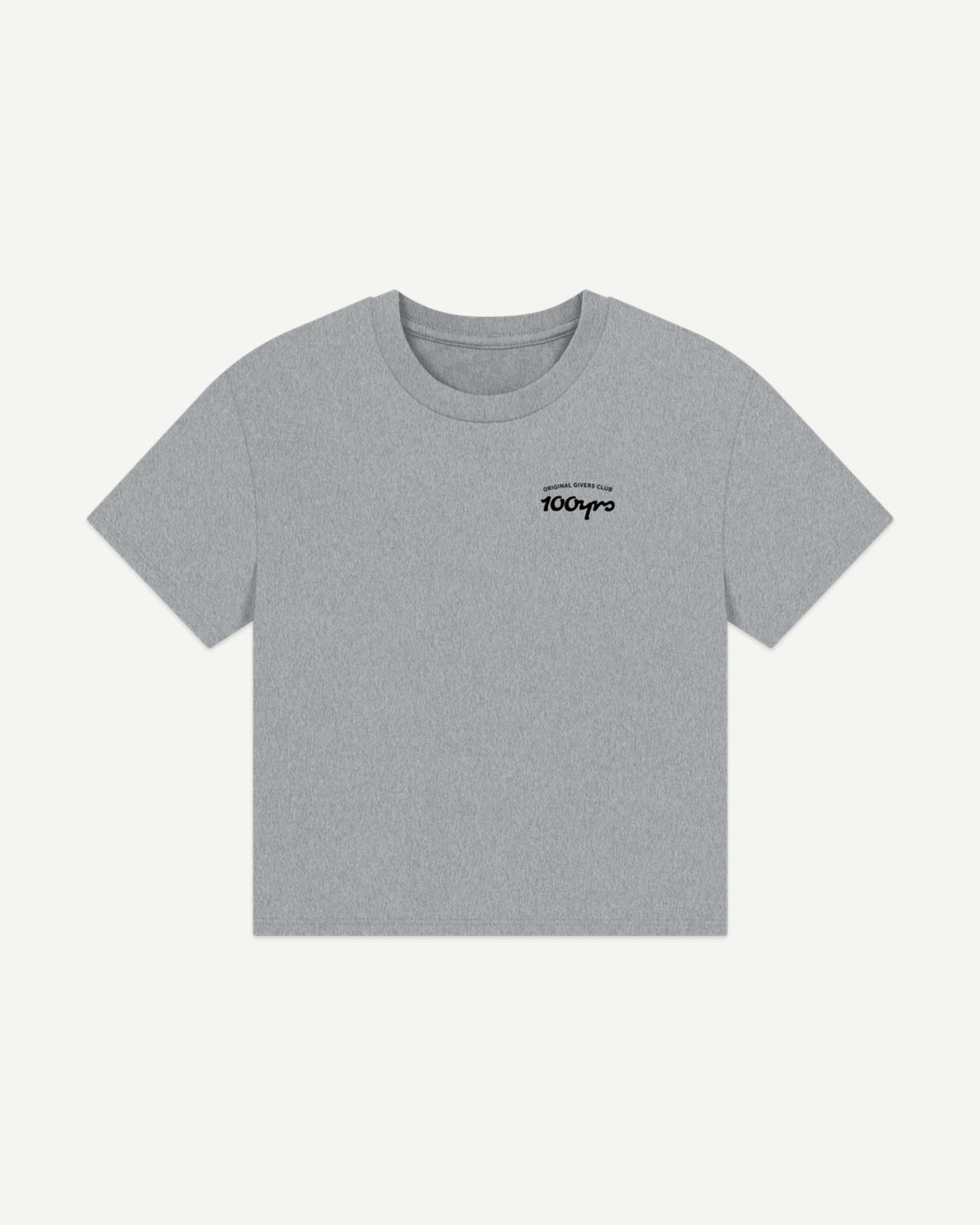 Women's OG Club: Steady — boxy tee, black logo