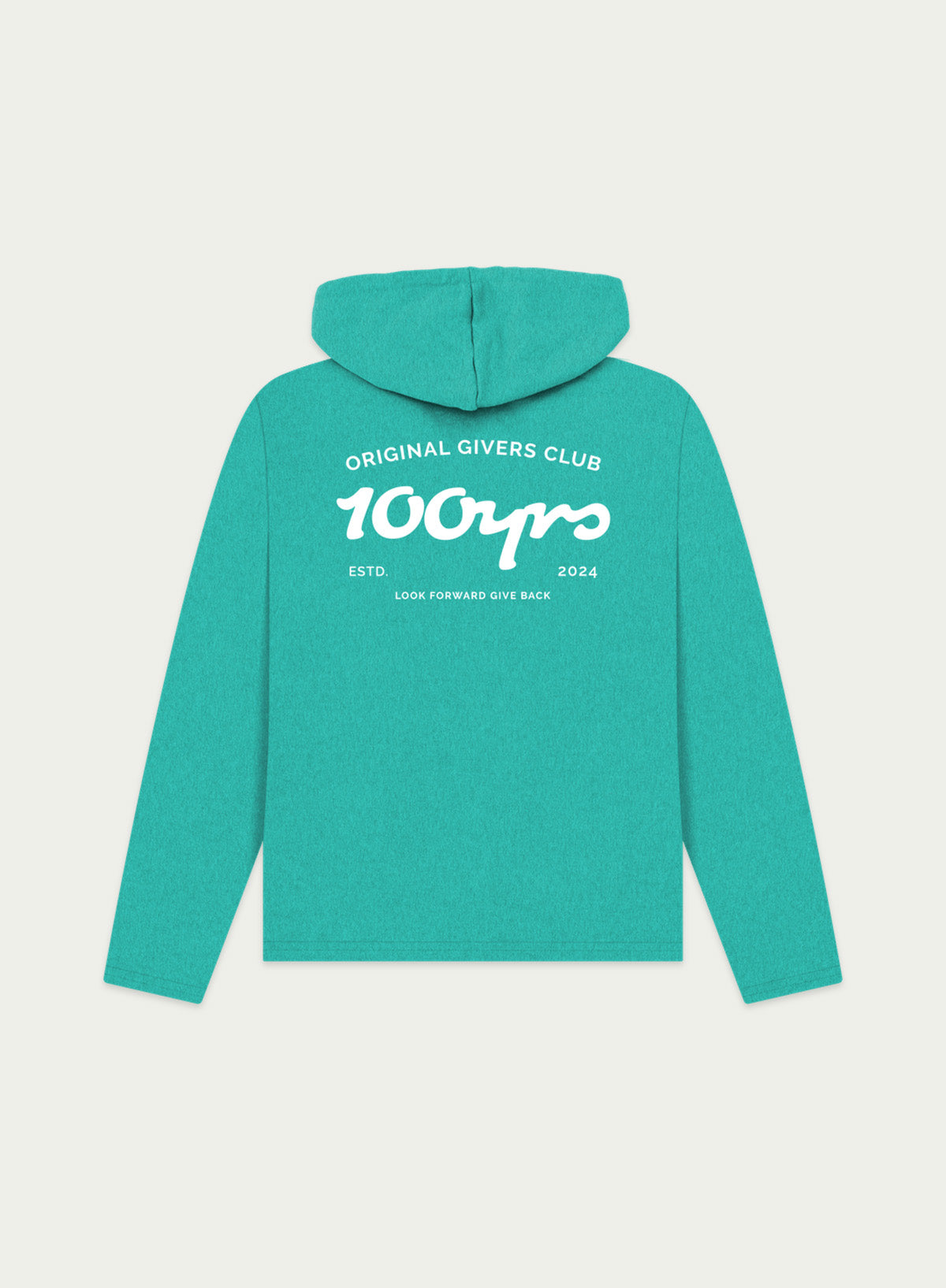 Women's Recycled Organic Cotton Relaxed Fit Hoodie - OG Club White Logo