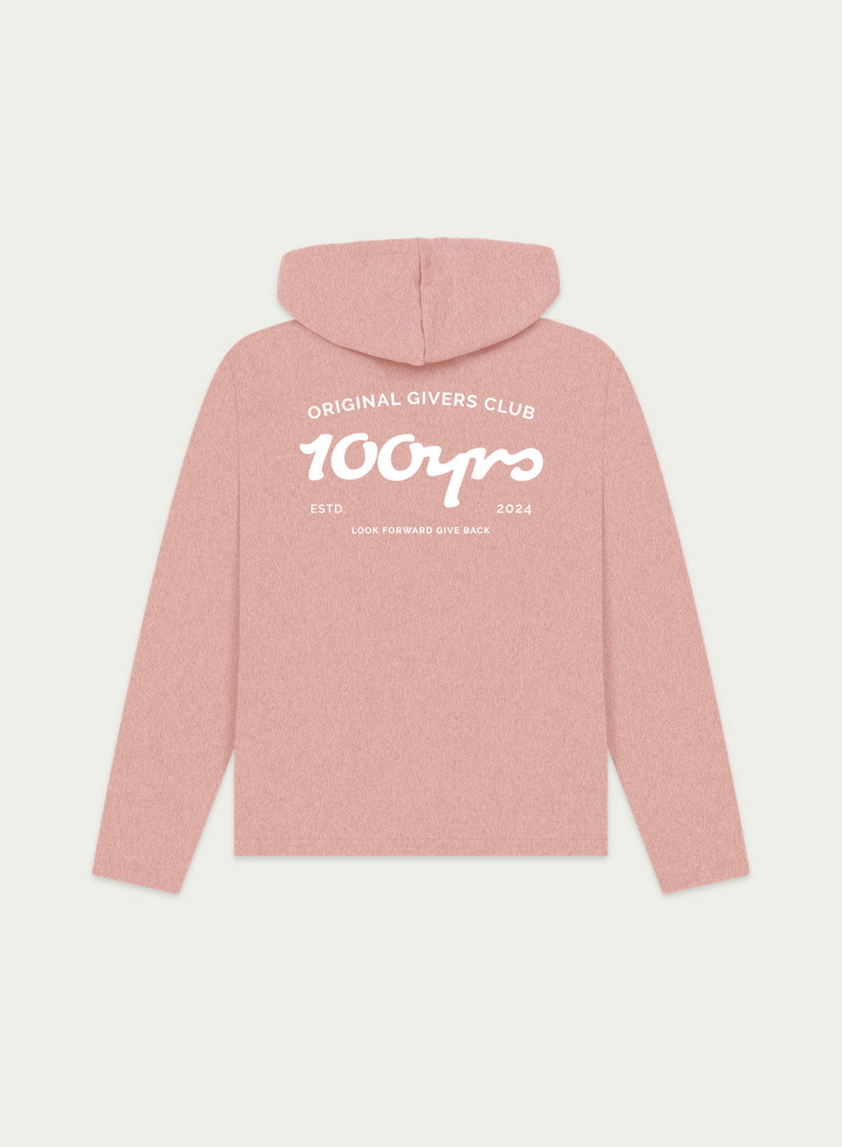 Women's Recycled Organic Cotton Relaxed Fit Hoodie - OG Club White Logo