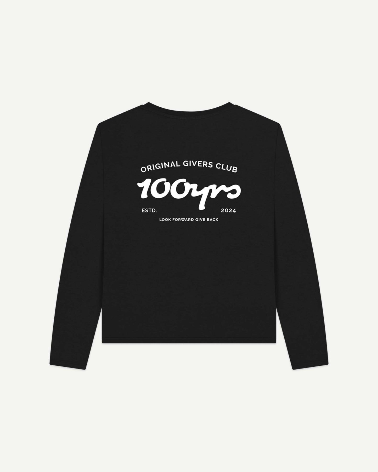 Women's Organic Cotton Heavyweight Long Sleeve T-Shirt - OG Club White Logo