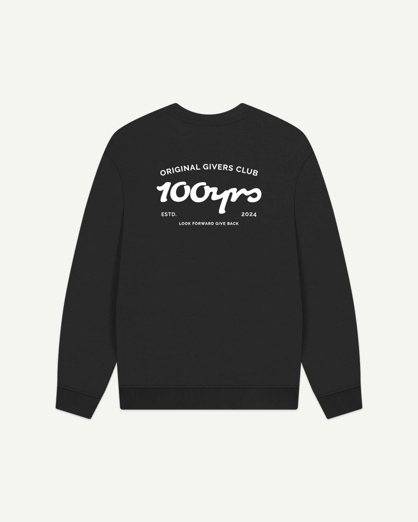 Men's Organic Cotton Oversized Sweatshirt - OG Club White Logo