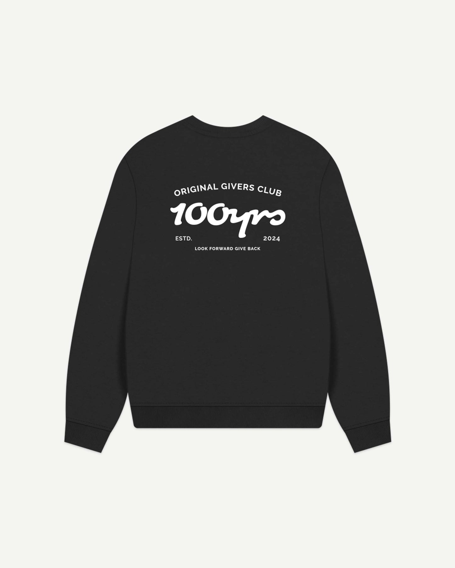 Women's Organic Cotton Oversized Sweatshirt - OG Club White Logo