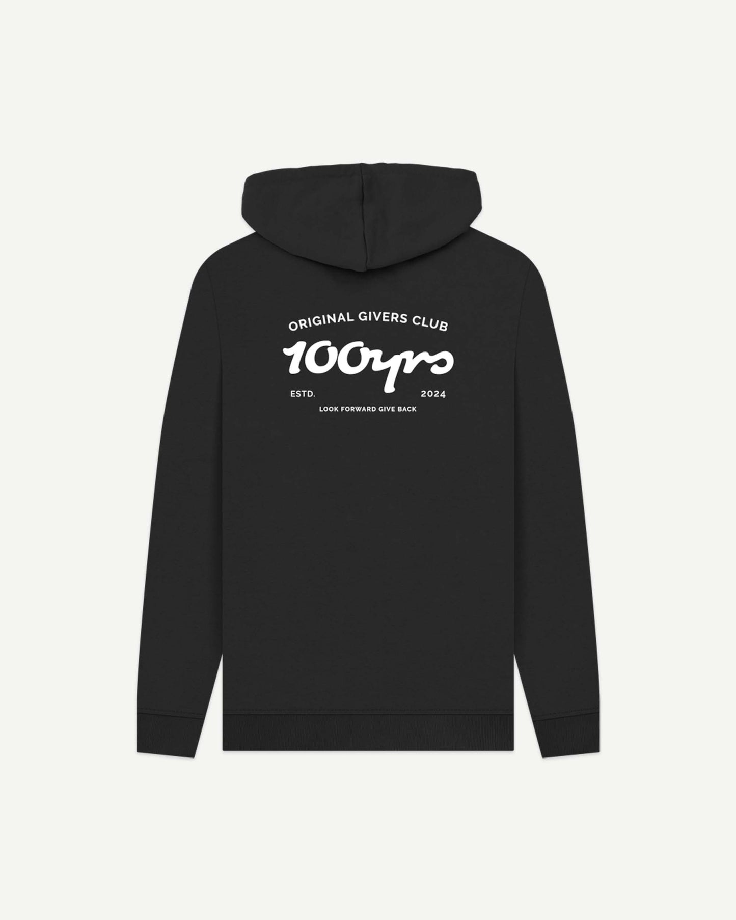 Men's Recycled Organic Cotton Hoodie - OG Club White Logo