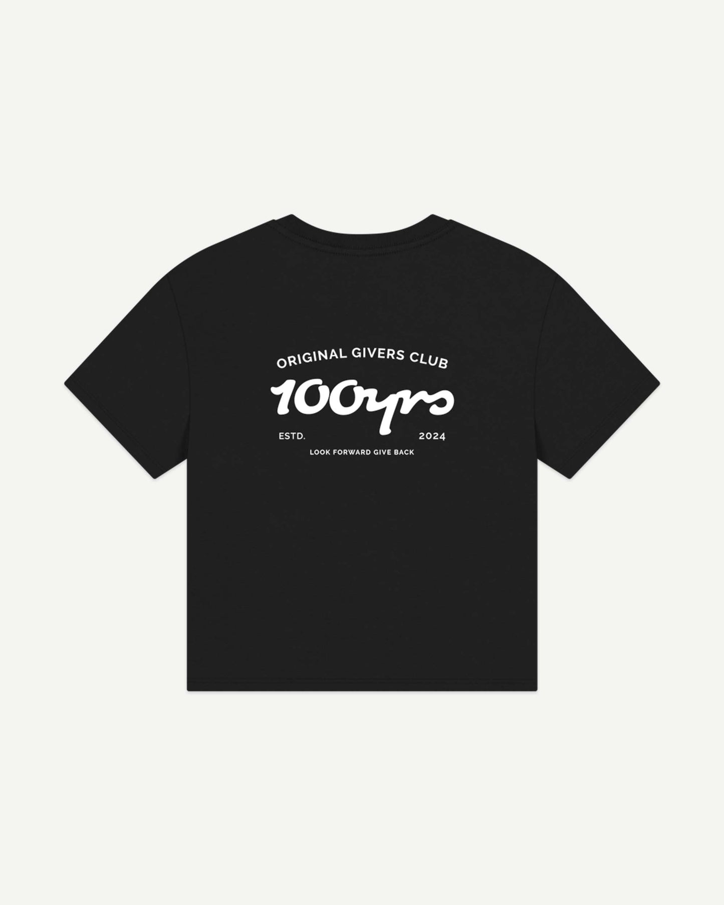 Women's OG Club: Steady — boxy tee, white logo