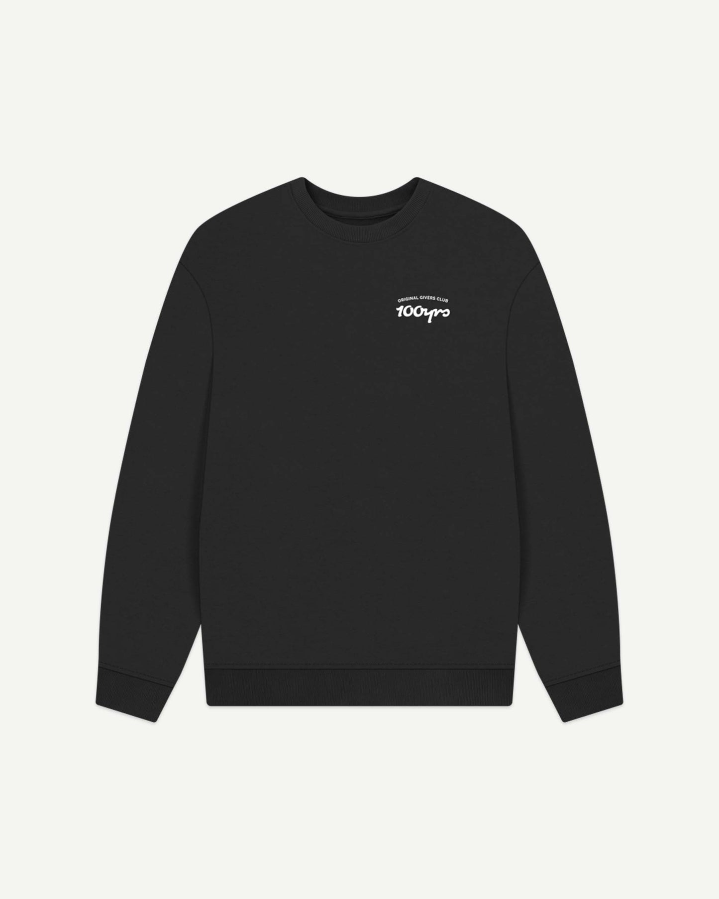 Men's Organic Cotton Oversized Sweatshirt - OG Club White Logo