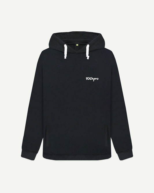 Women's Organic Cotton White Corded Hoodie