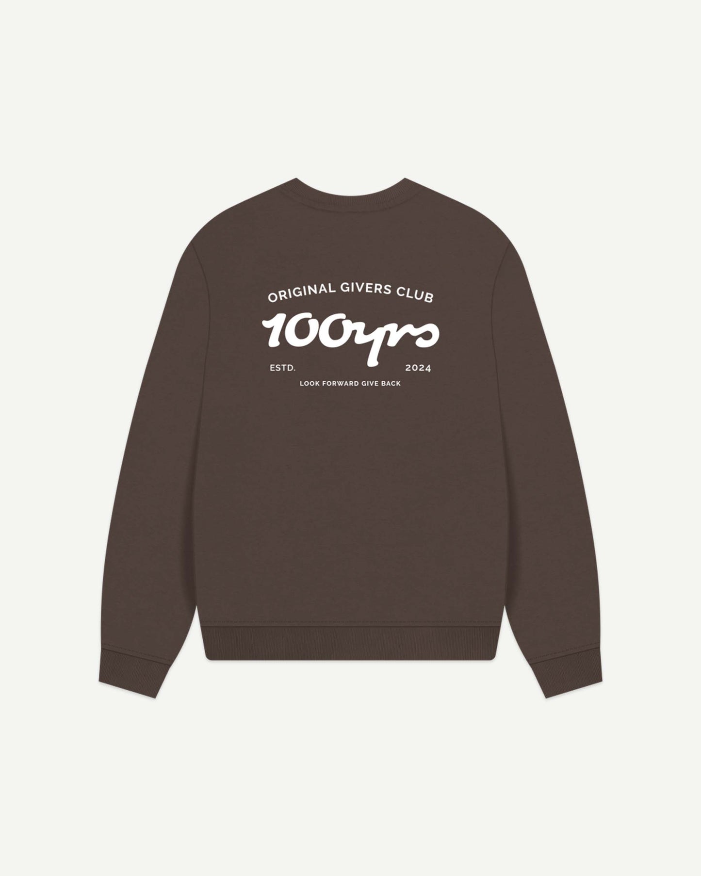 Women's Organic Cotton Oversized Sweatshirt - OG Club White Logo