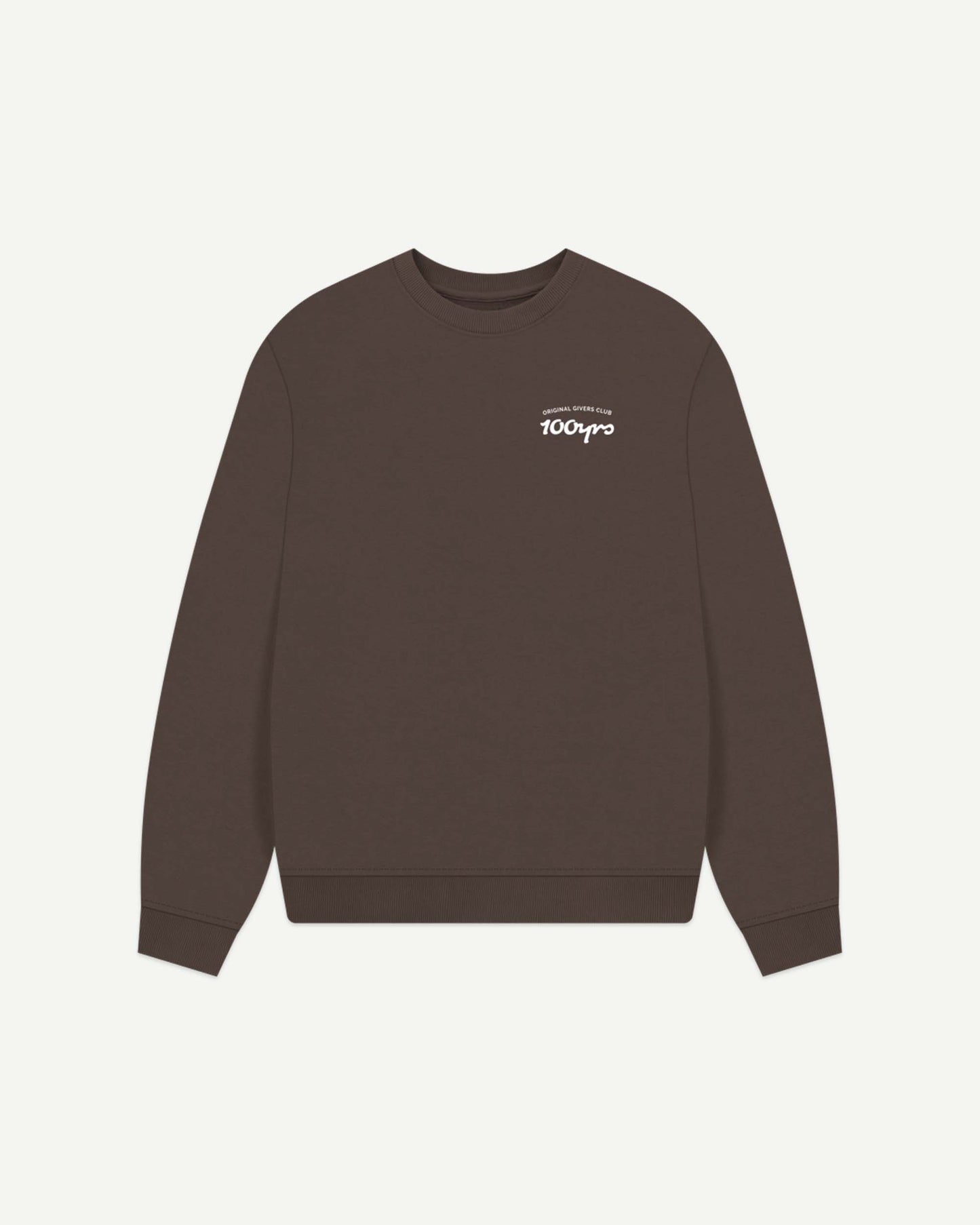 Women's Organic Cotton Oversized Sweatshirt - OG Club White Logo