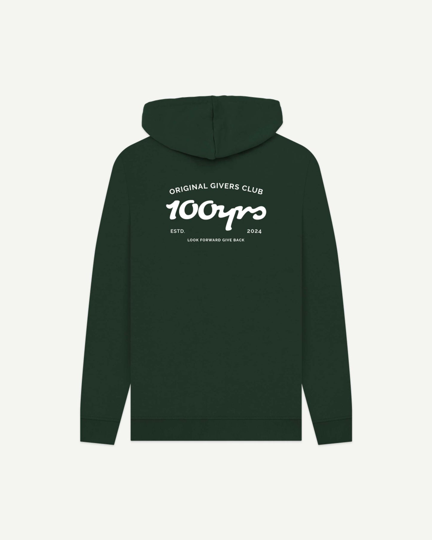 Men's Organic Cotton Pullover Hoodie - OG Club White Logo