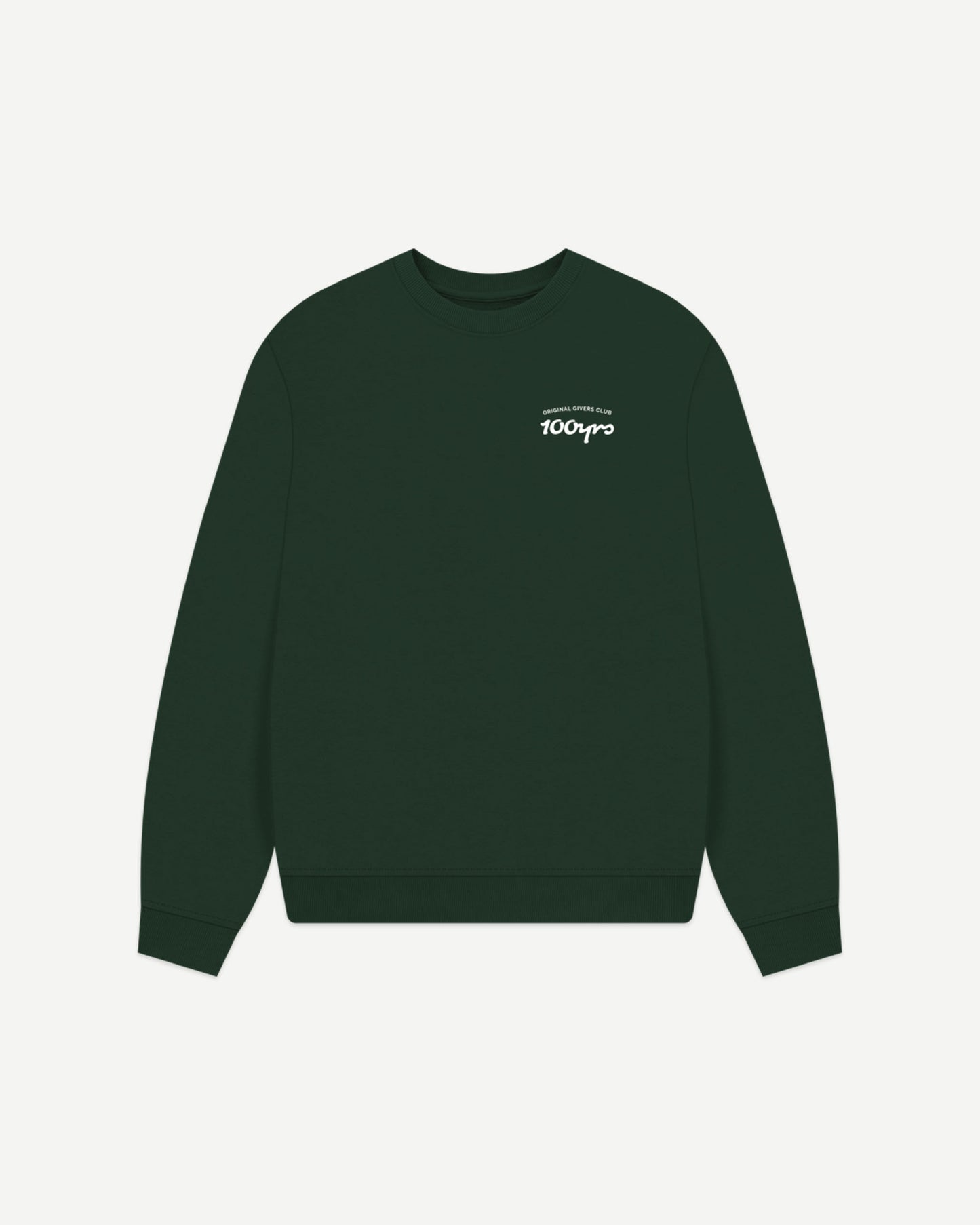 Women's Organic Cotton Oversized Sweatshirt - OG Club White Logo