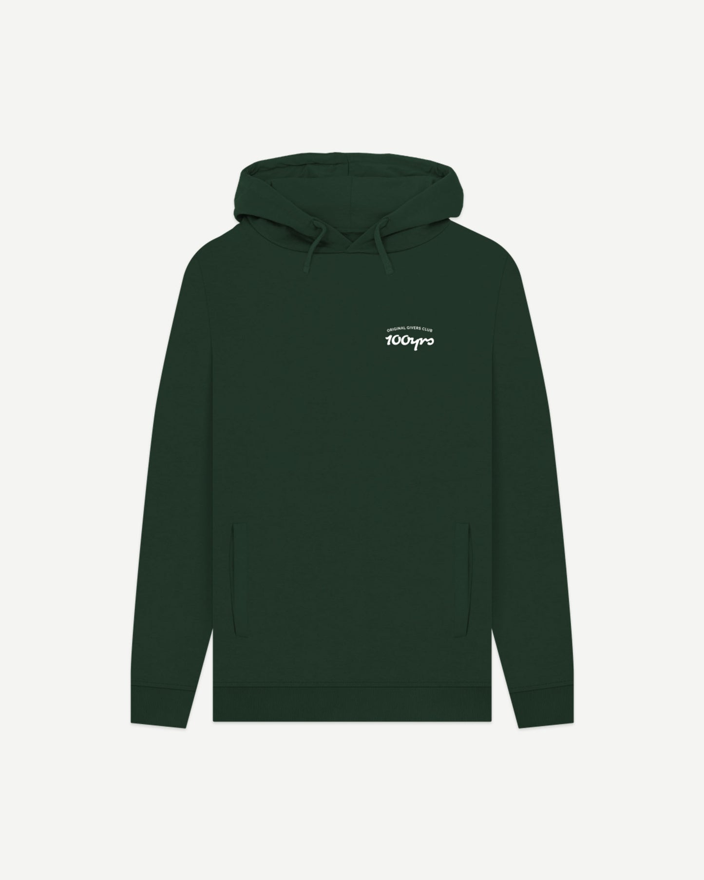 Men's Organic Cotton Pullover Hoodie - OG Club White Logo