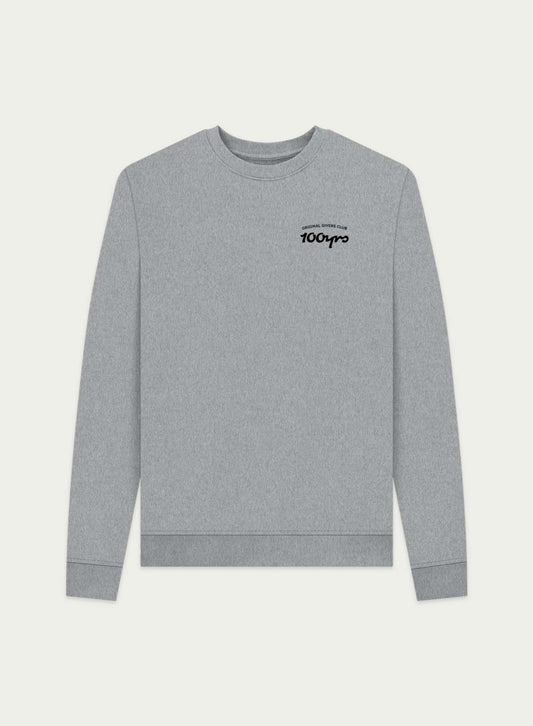 Women's Organic Cotton Crew Neck Sweatshirt - OG Club Black Logo