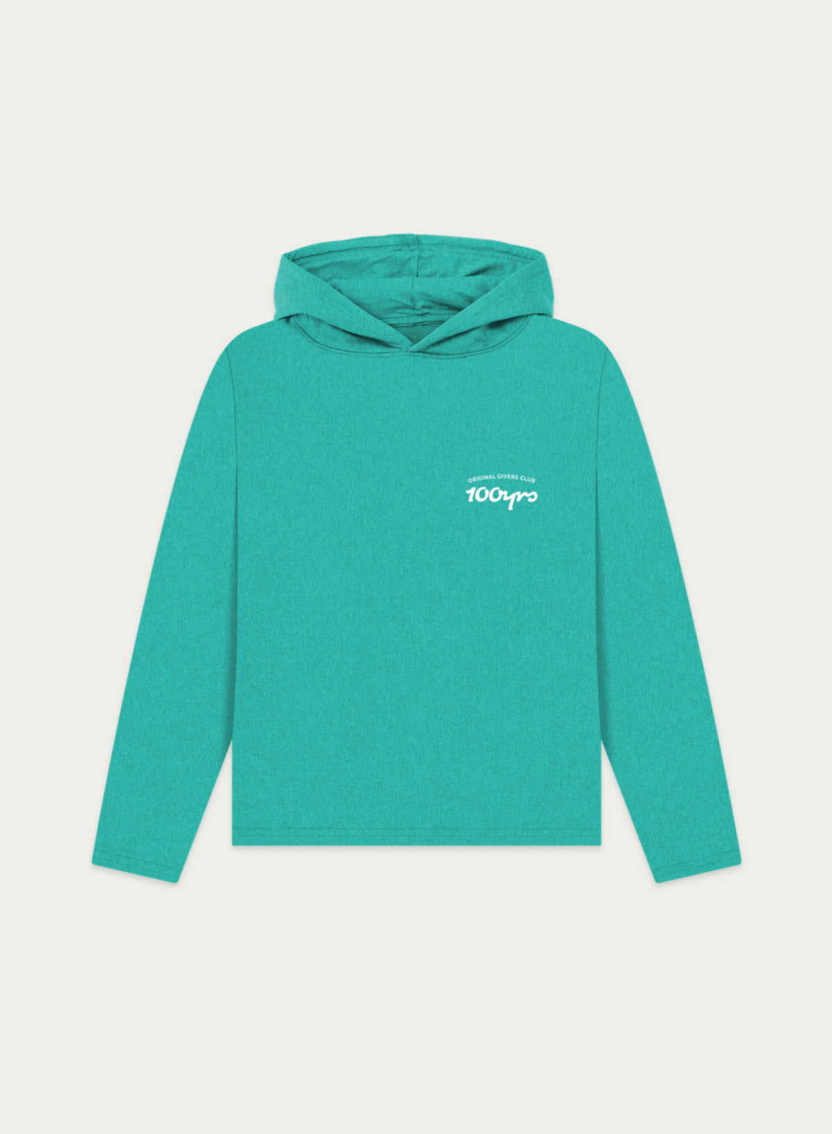 Women's Recycled Organic Cotton Relaxed Fit Hoodie - OG Club White Logo