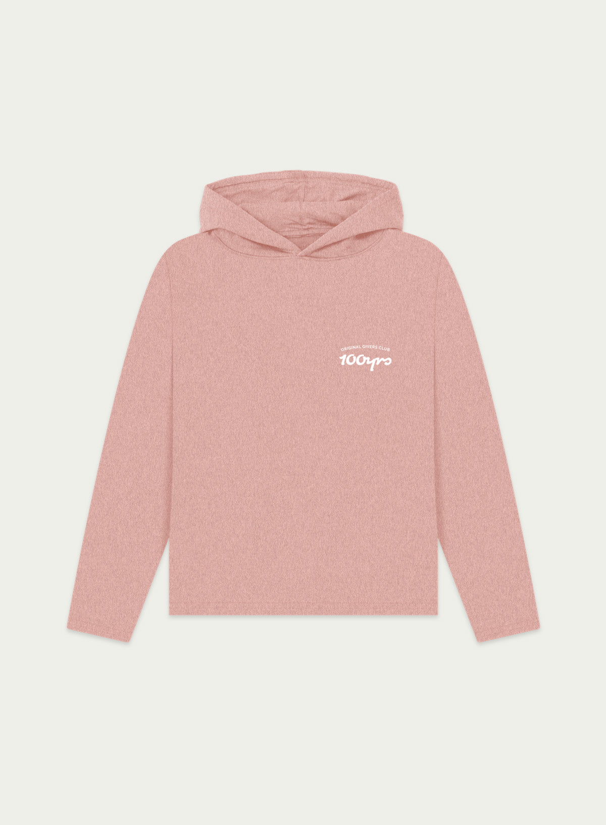 Women's Recycled Organic Cotton Relaxed Fit Hoodie - OG Club White Logo