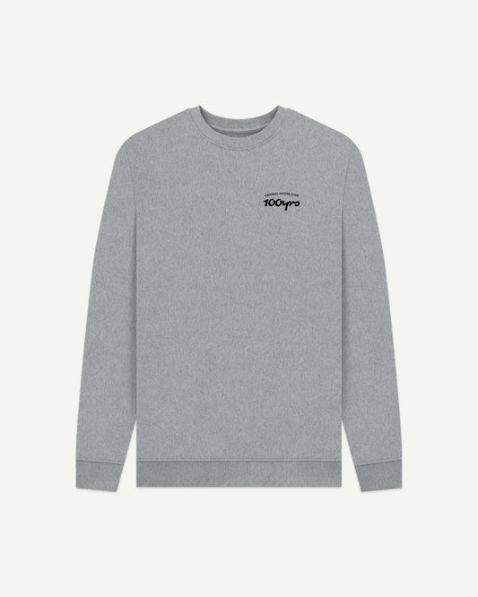 Men's Organic Cotton Crew Neck Sweatshirt - OG Club Black