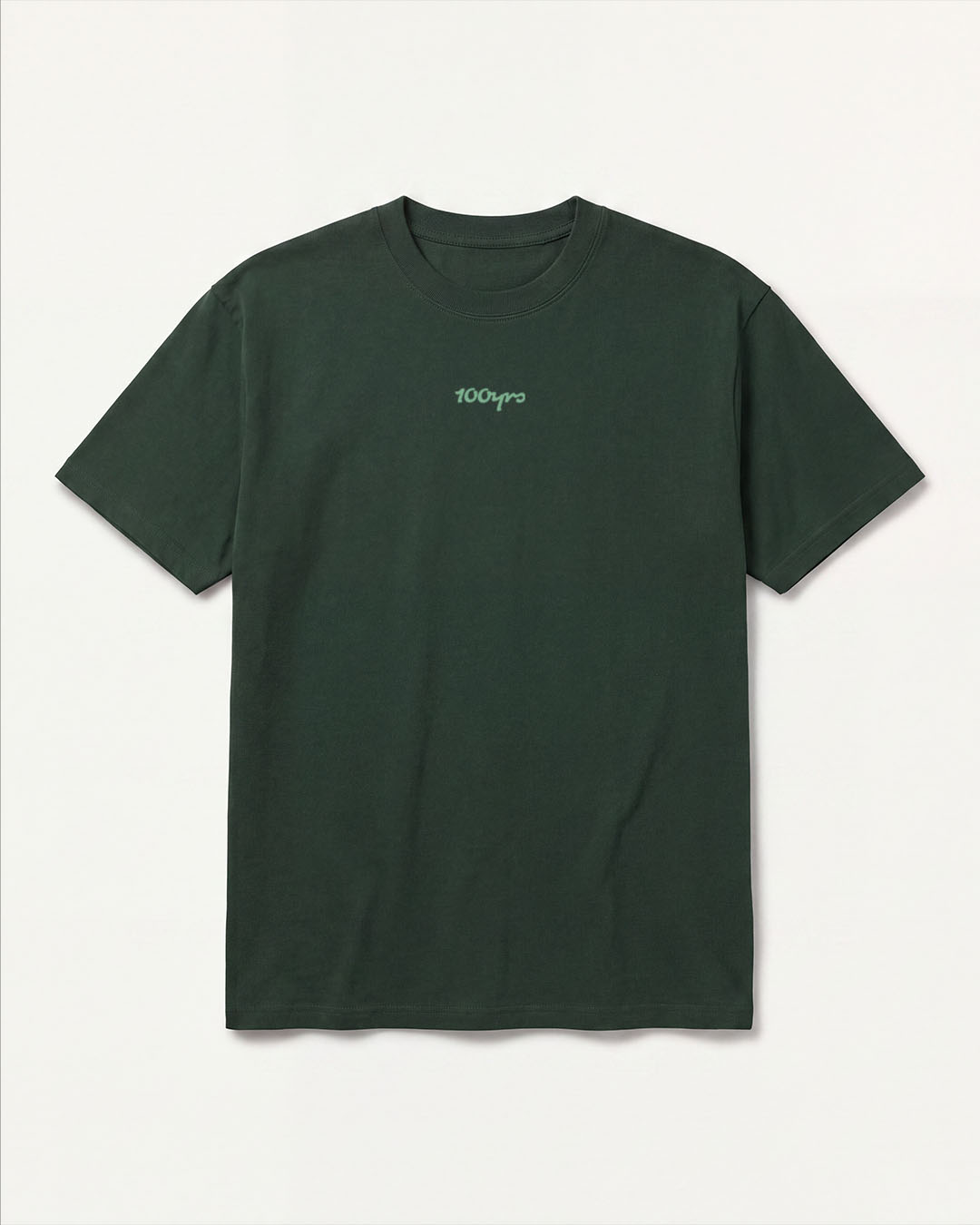 Men's Together: Whisper — oversized tee, green