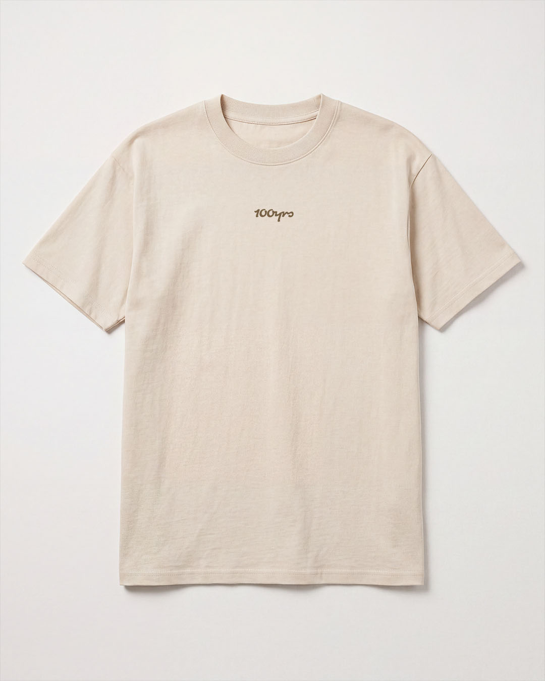 Men's Together: Whisper — oversized tee, oat