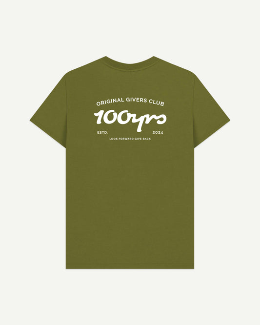 Men's Organic Cotton Essential Tee - OG Club White Logo