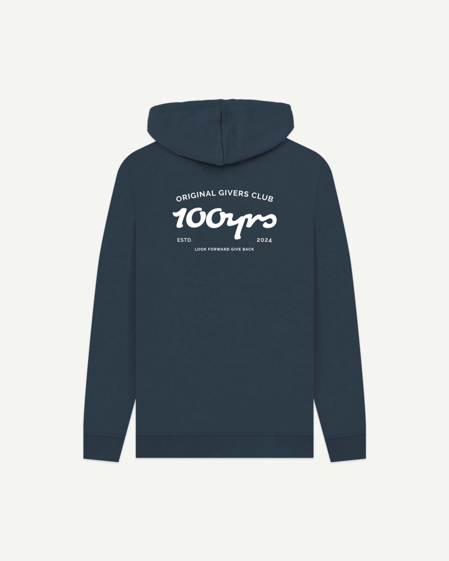 Men's Organic Cotton Pullover Hoodie - OG Club White Logo