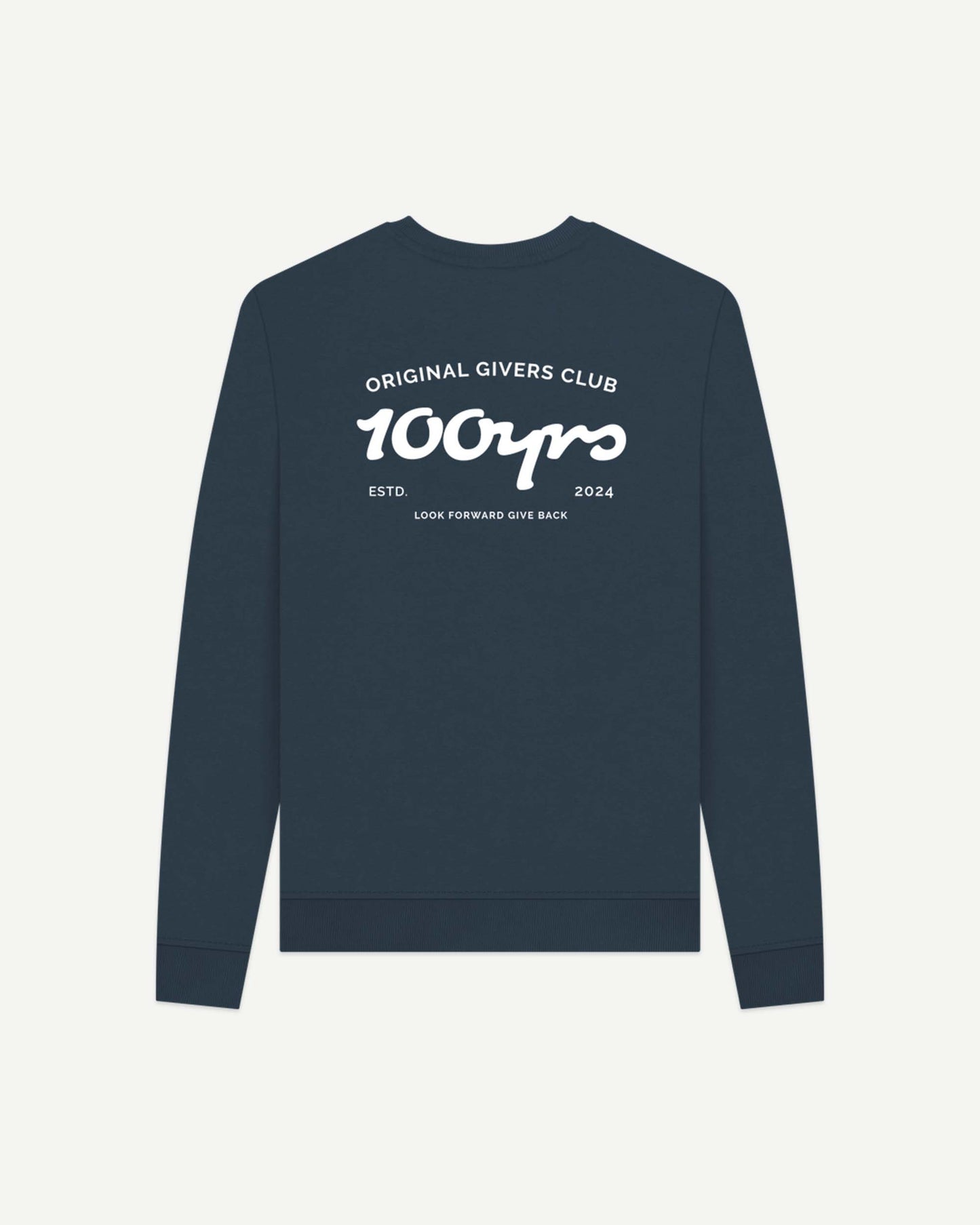 Women's OG Club: Shared — crew neck sweatshirt, white logo