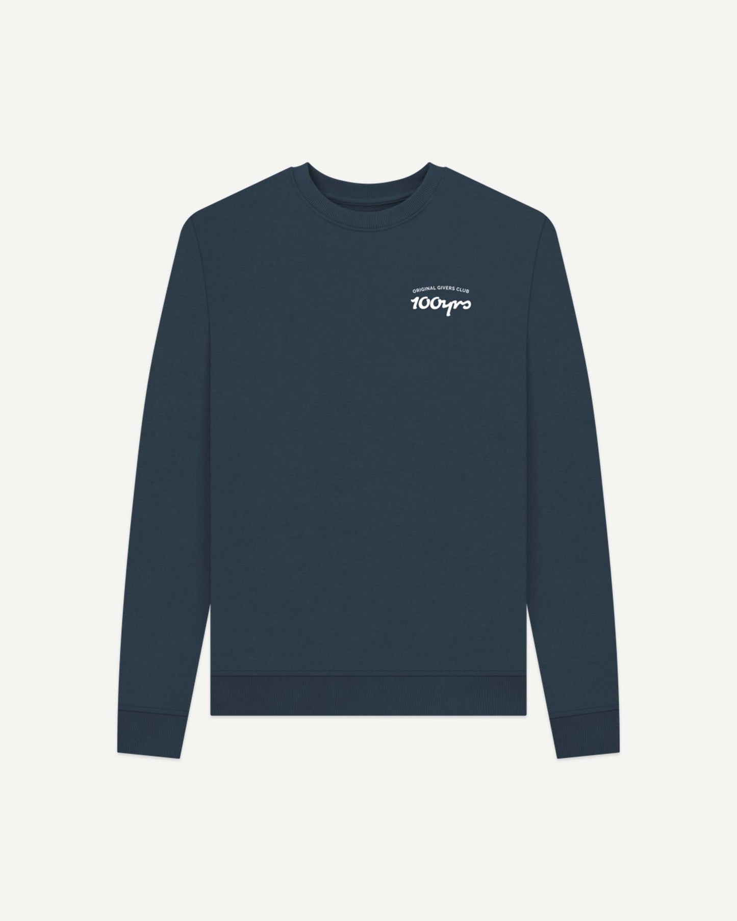 Women's OG Club: Shared — crew neck sweatshirt, white logo