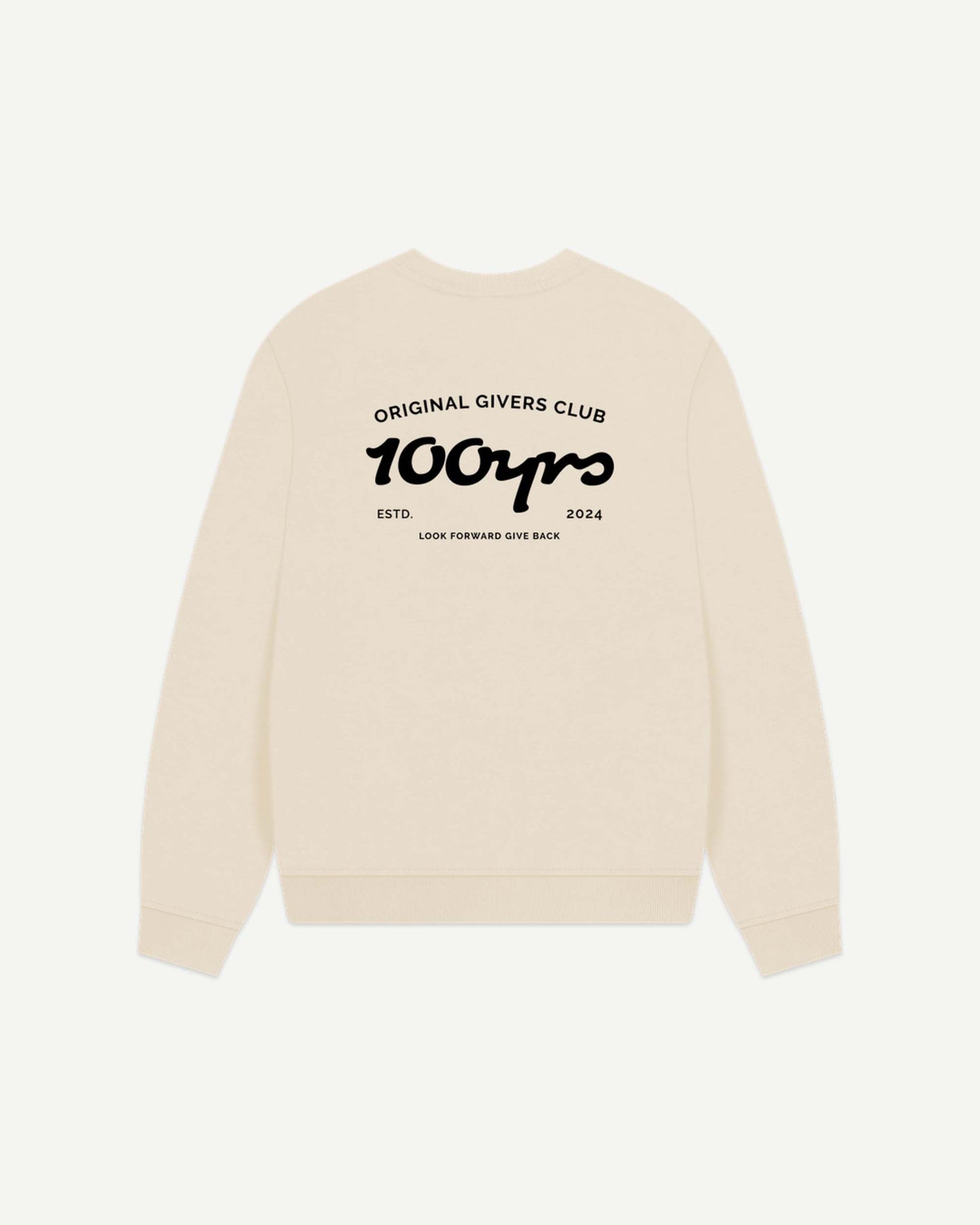 Women's Organic Cotton Oversized Sweatshirt - OG Club Black Logo