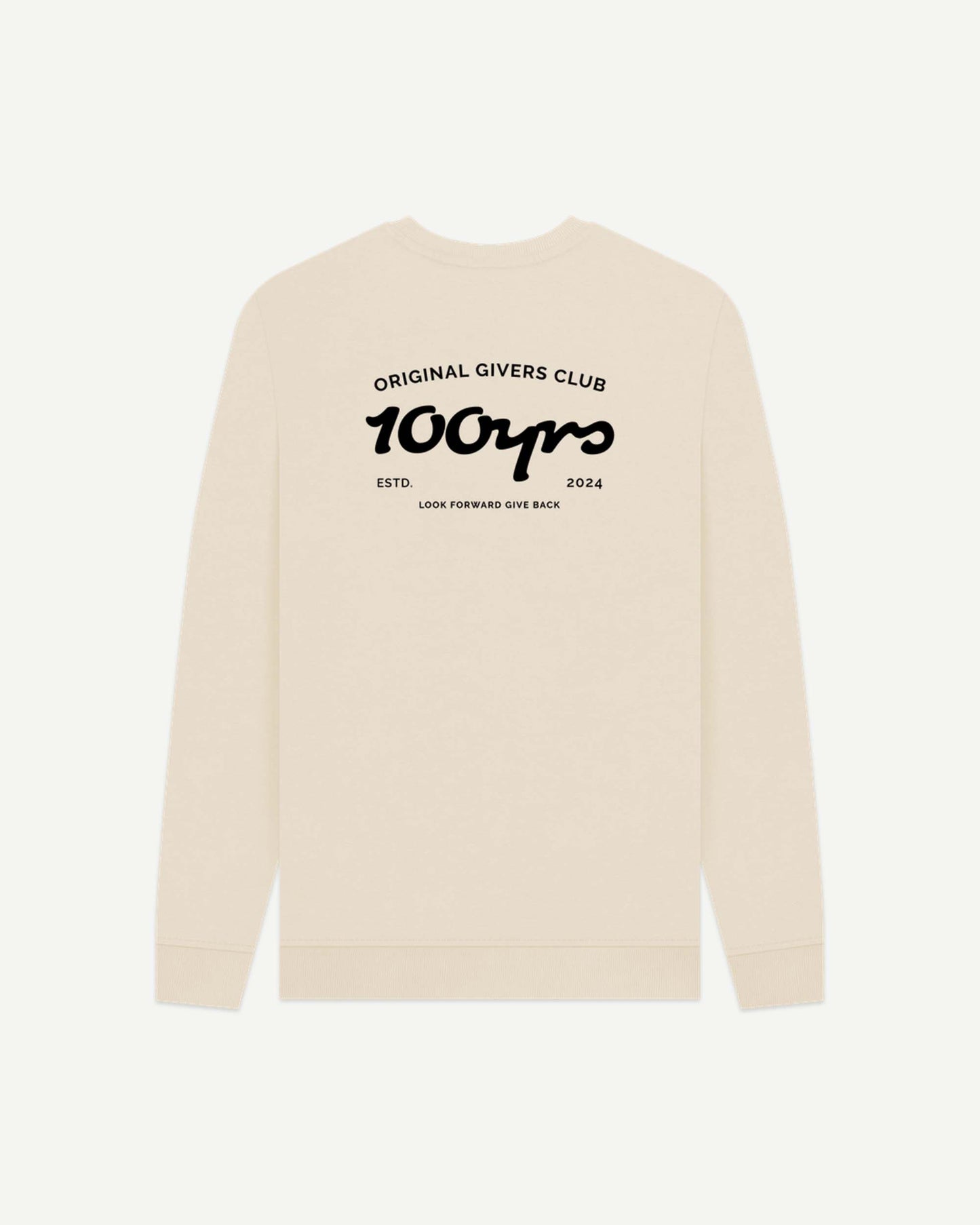 Men's Organic Cotton Crew Neck Sweatshirt - OG Club Black