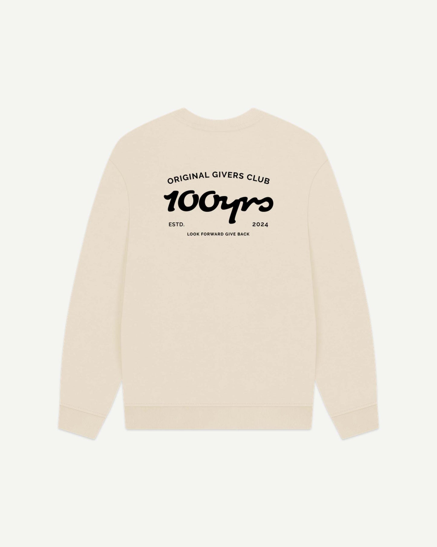 Men's Organic Cotton Oversized Sweatshirt - OG Club Black