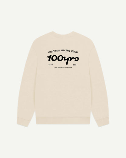 Men's Organic Cotton Oversized Sweatshirt - OG Club Black