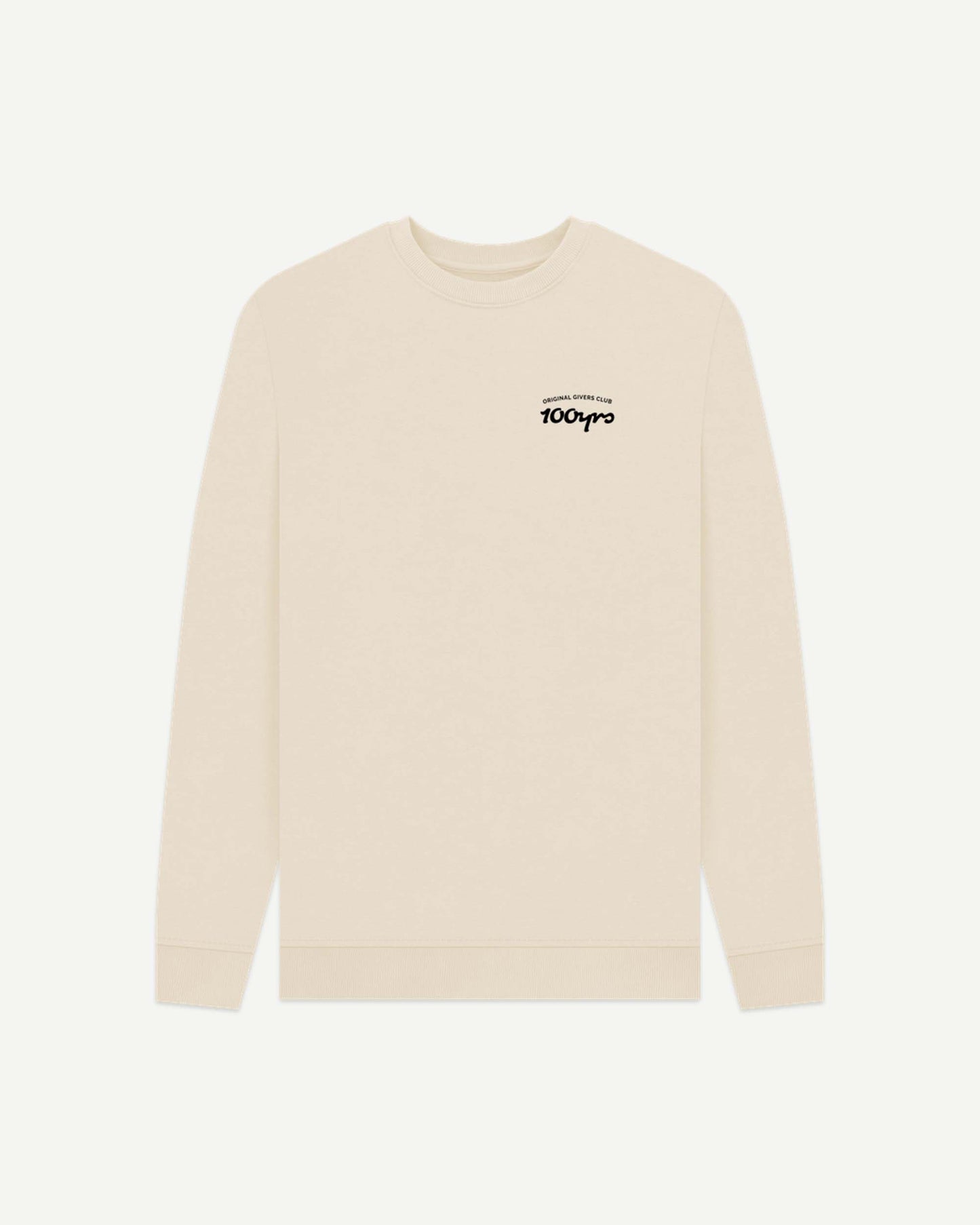 Men's Organic Cotton Crew Neck Sweatshirt - OG Club Black