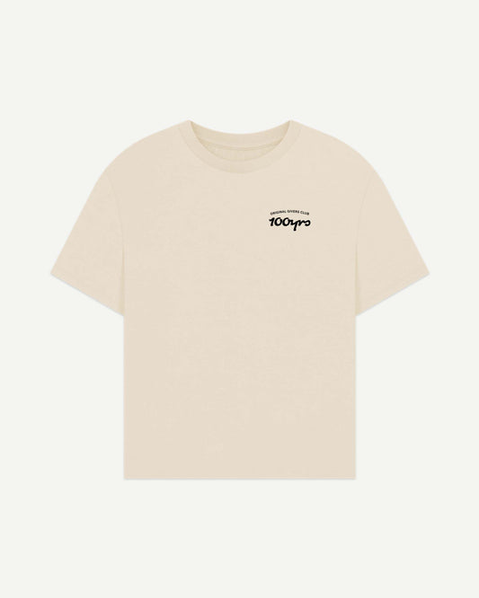 Women's Organic Cotton Oversized T-Shirt - OG Club Black Logo