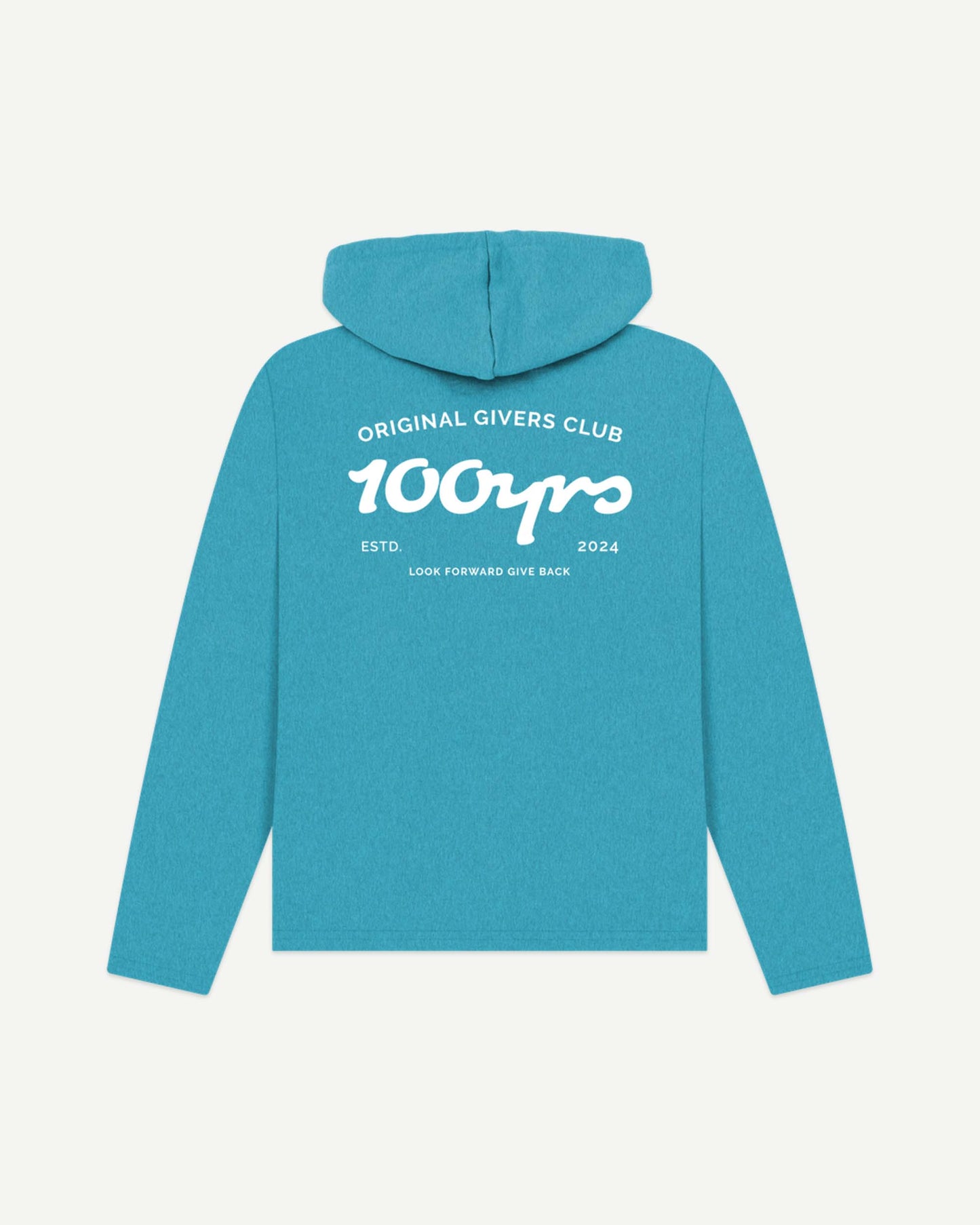 Women's Recycled Organic Cotton Relaxed Fit Hoodie - OG Club White Logo