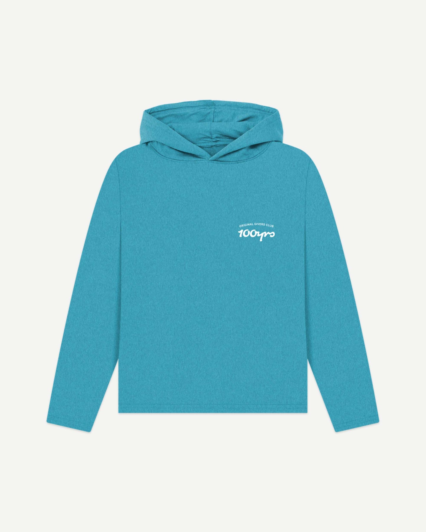 Women's Recycled Organic Cotton Relaxed Fit Hoodie - OG Club White Logo