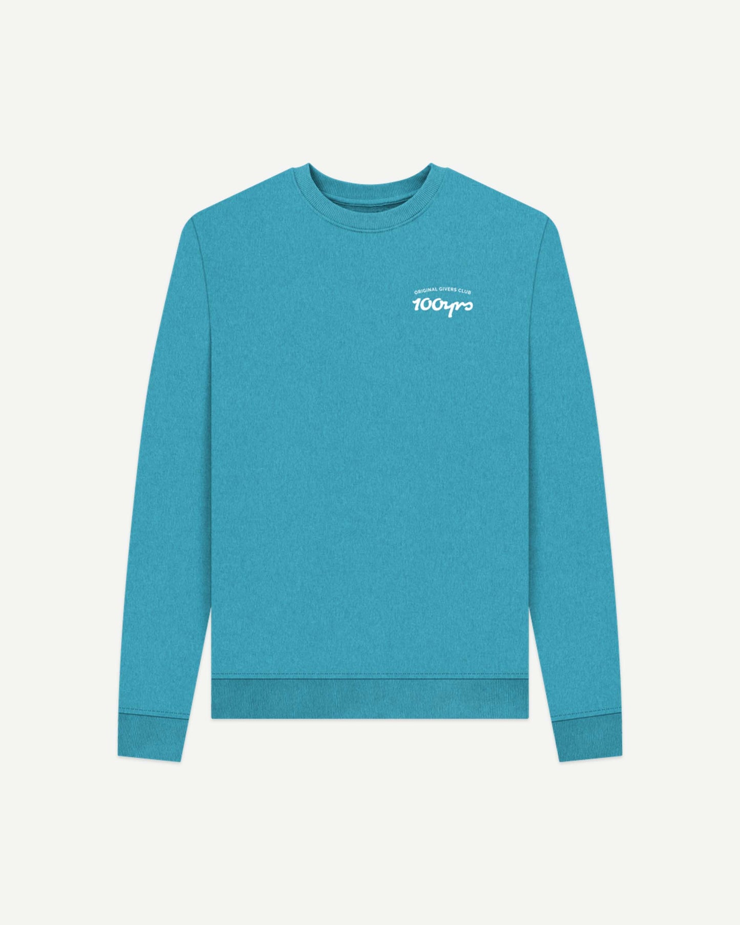 Women's Recycled Organic Cotton Sweatshirt - OG Club White Logo