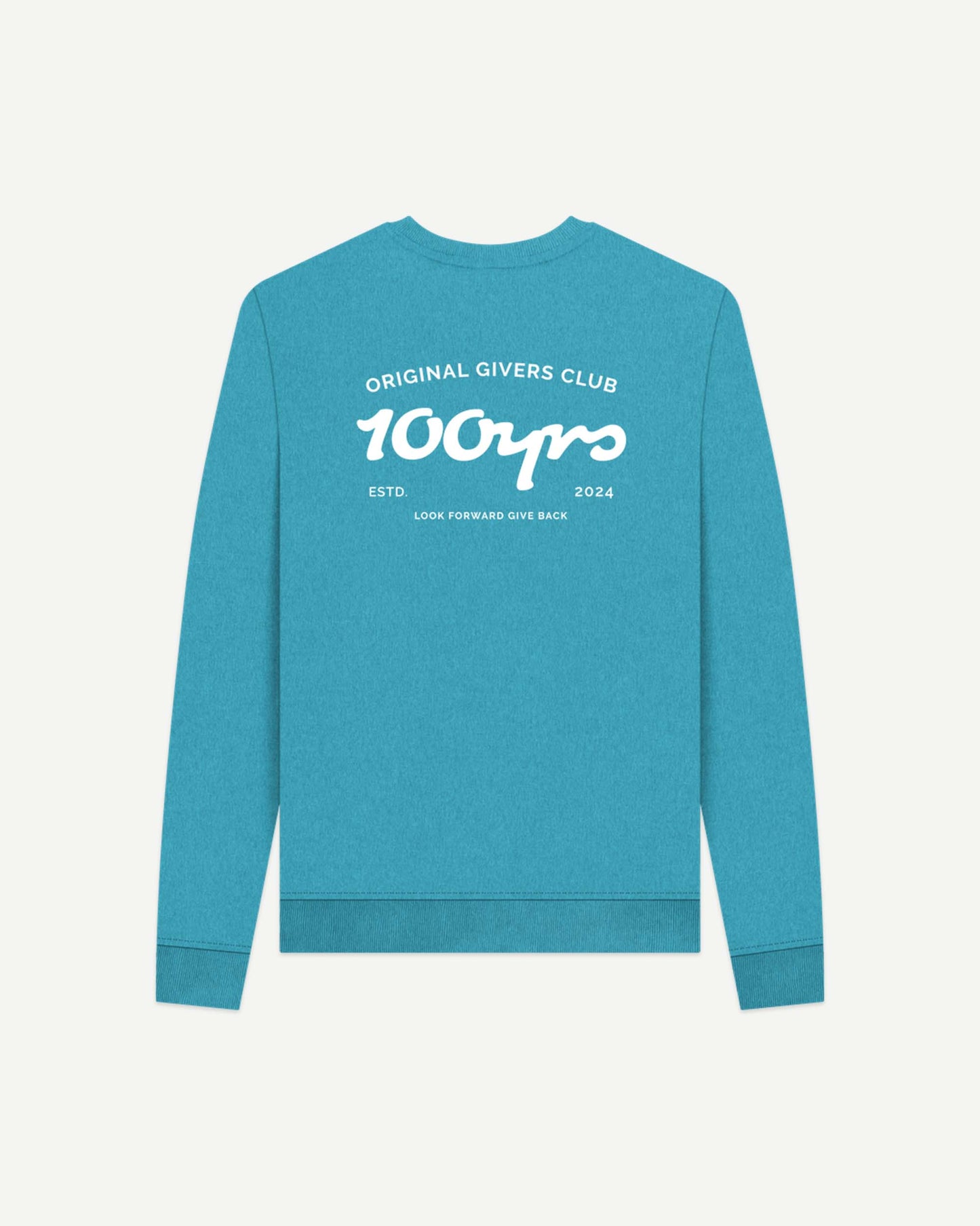 Women's Recycled Organic Cotton Sweatshirt - OG Club White Logo