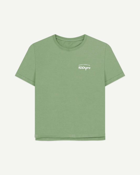 Women's Organic Cotton Relaxed Fit T-Shirt - OG Club White Logo