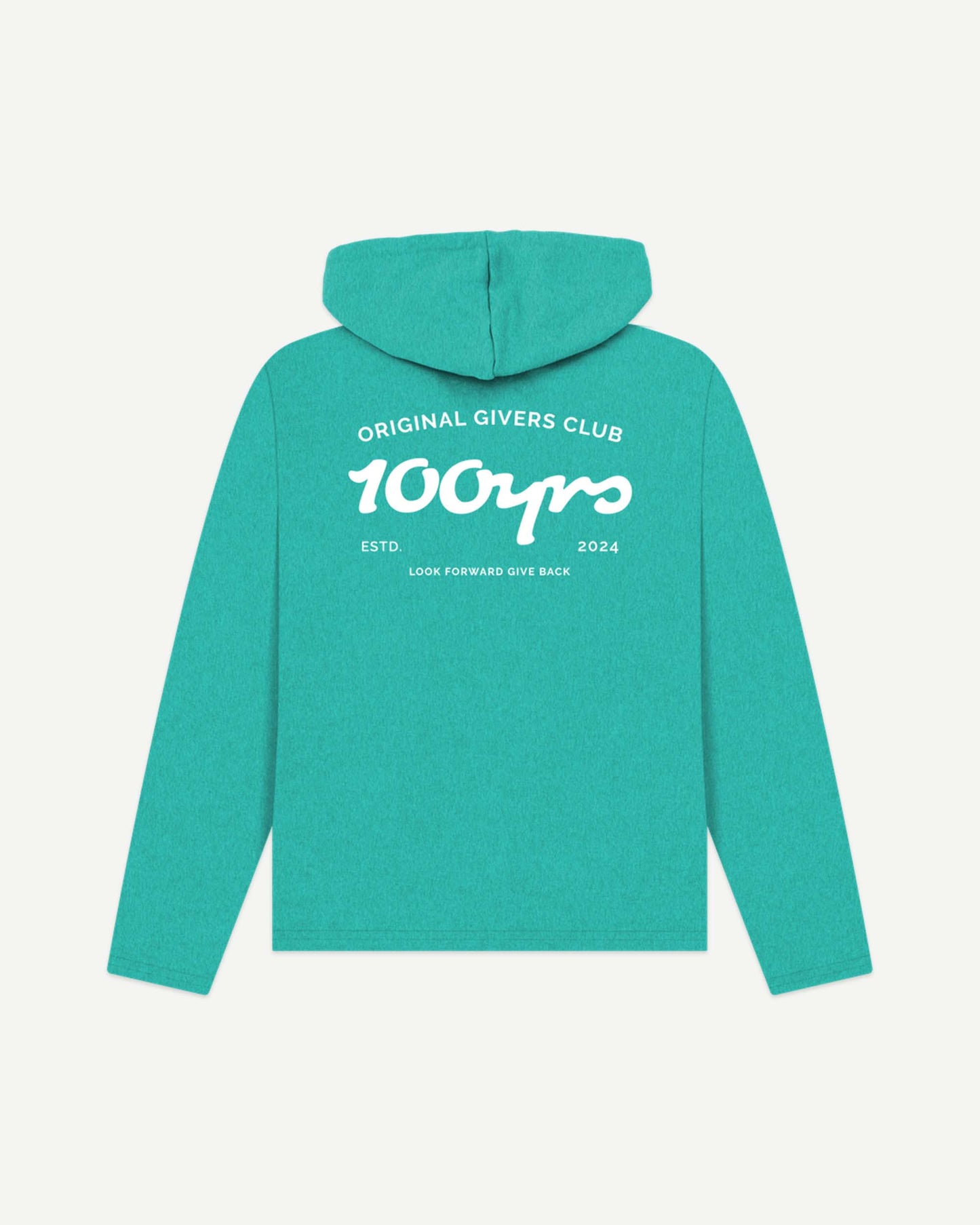 Women's Recycled Organic Cotton Relaxed Fit Hoodie - OG Club White Logo