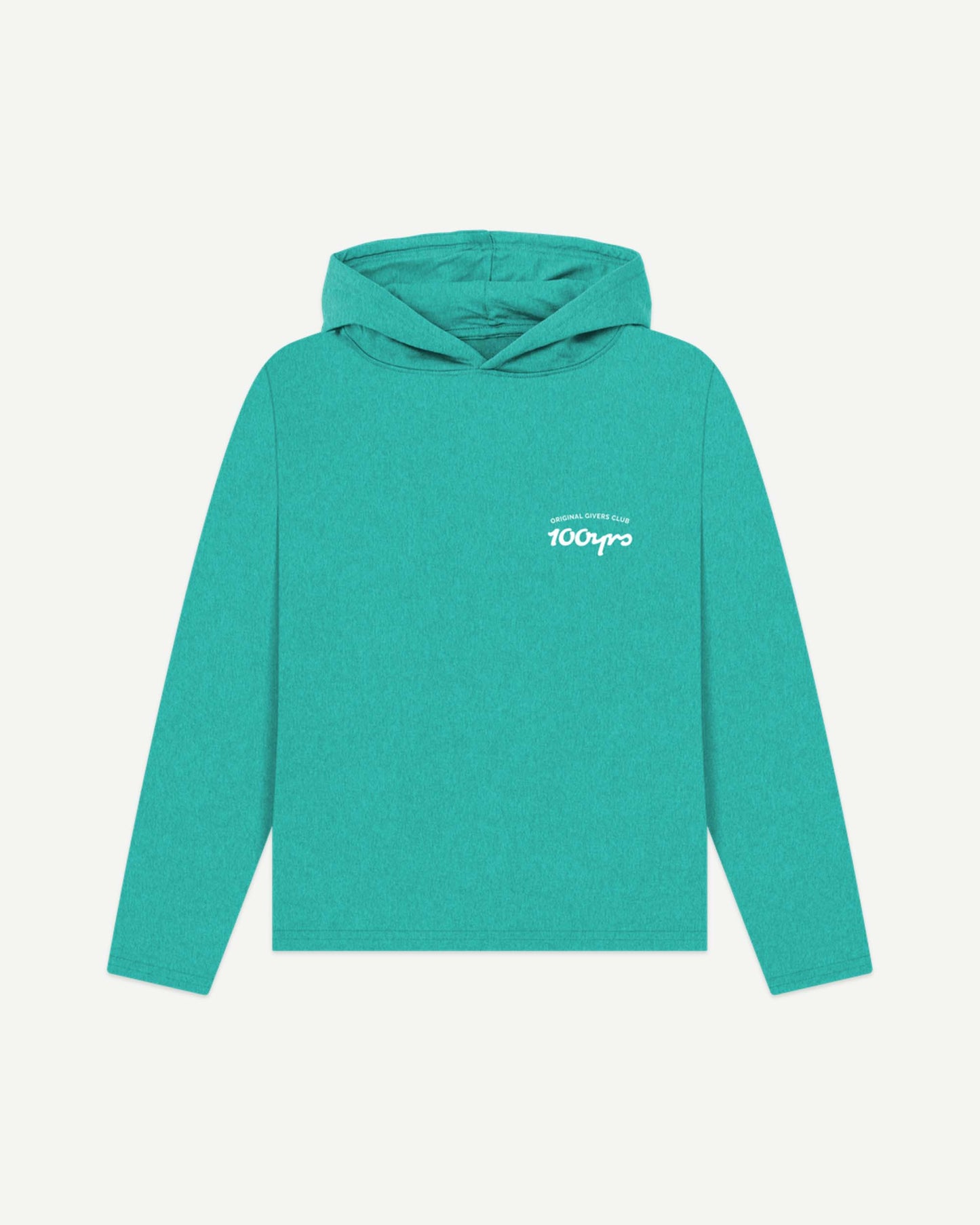 Women's Recycled Organic Cotton Relaxed Fit Hoodie - OG Club White Logo