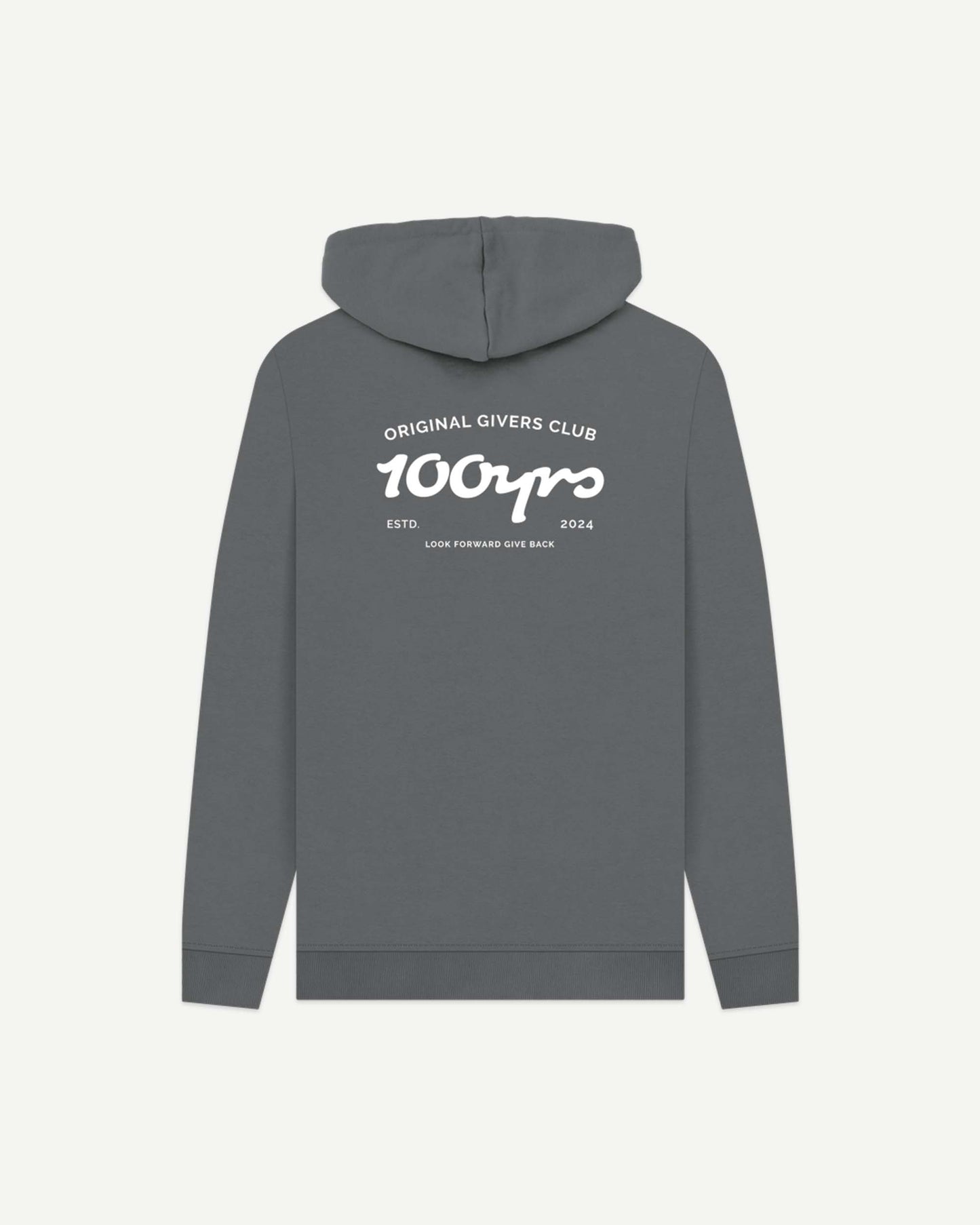 Men's Organic Cotton Pullover Hoodie - OG Club White Logo