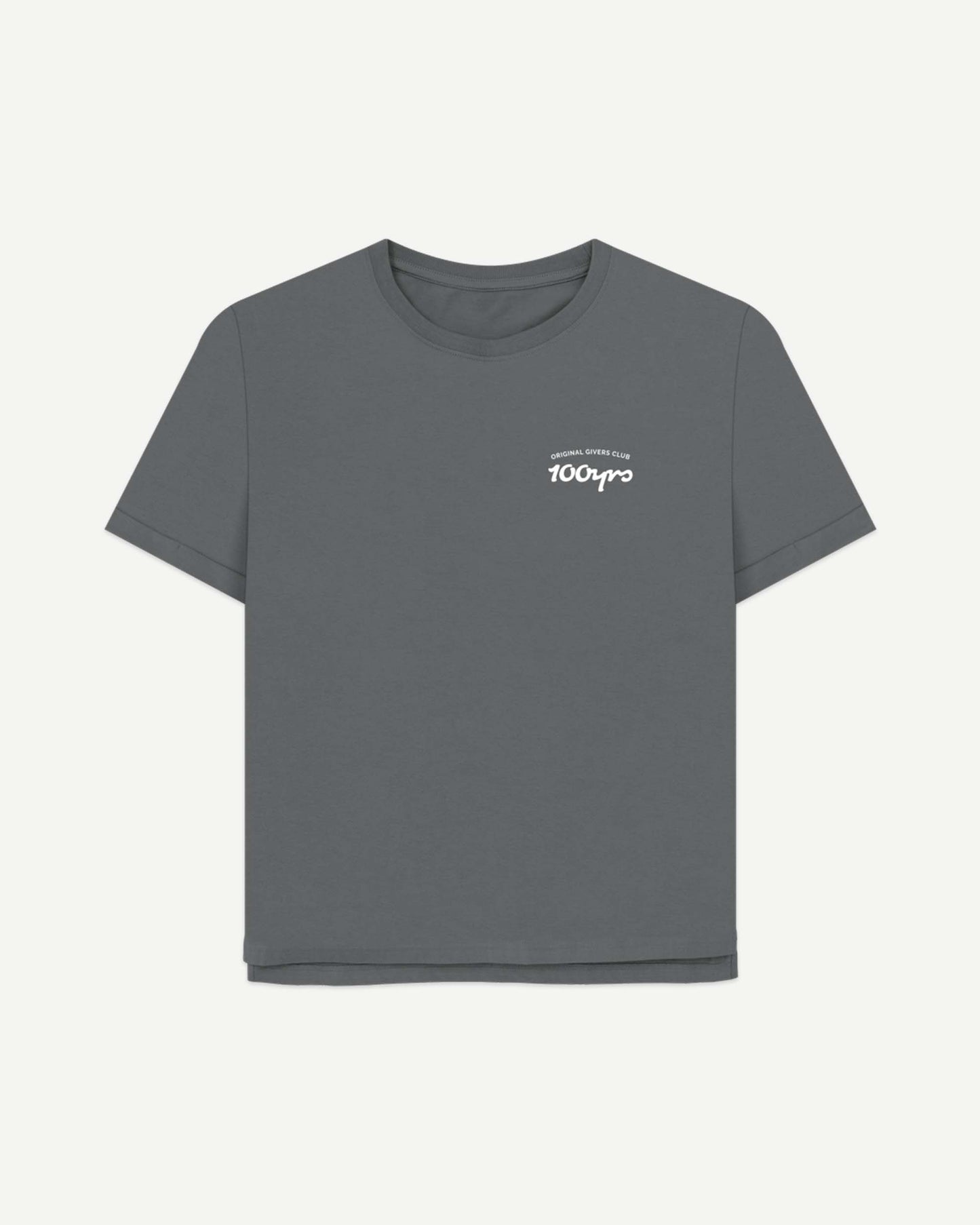 Women's Organic Cotton Relaxed Fit T-Shirt - OG Club White Logo