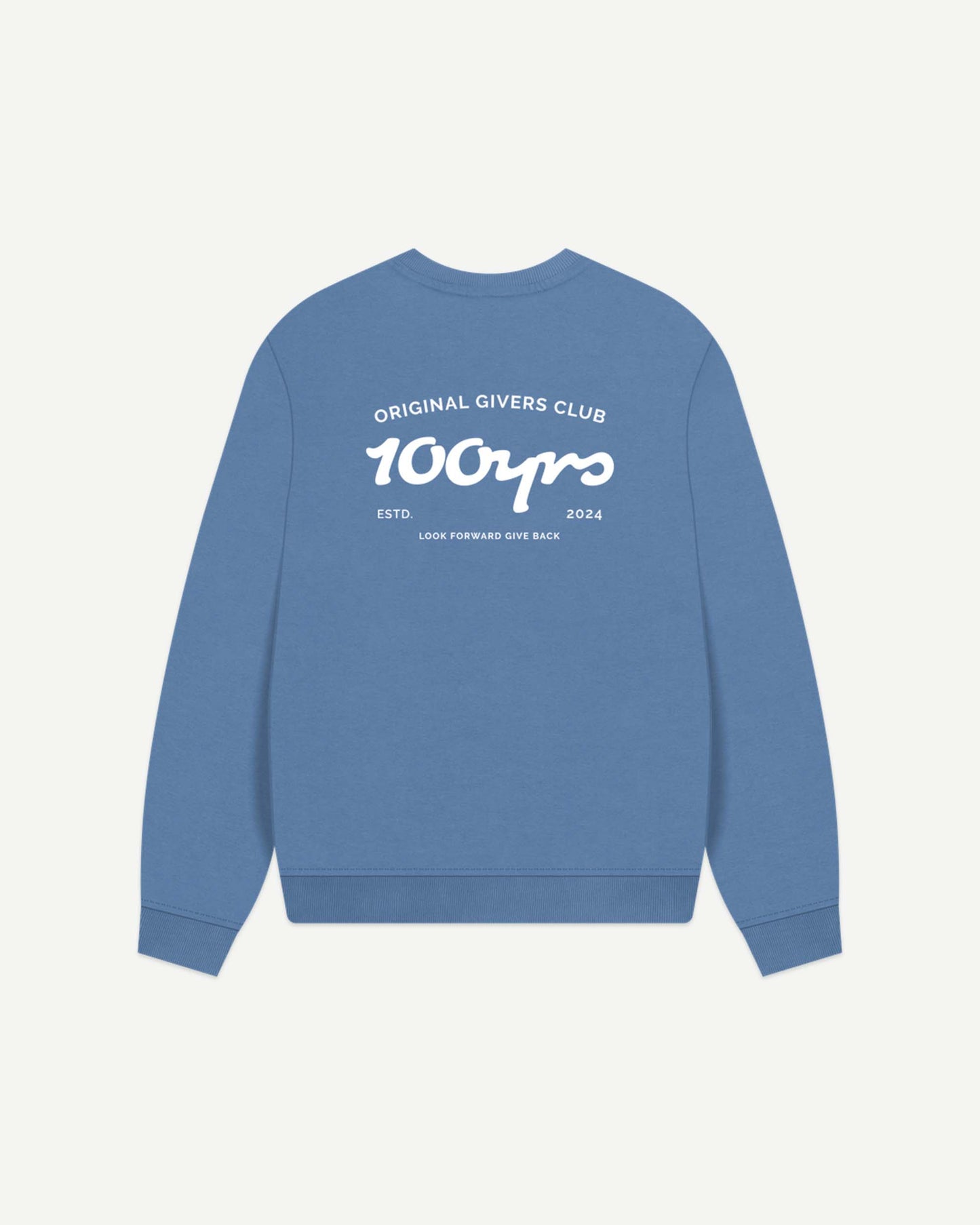 Women's Organic Cotton Oversized Sweatshirt - OG Club White Logo