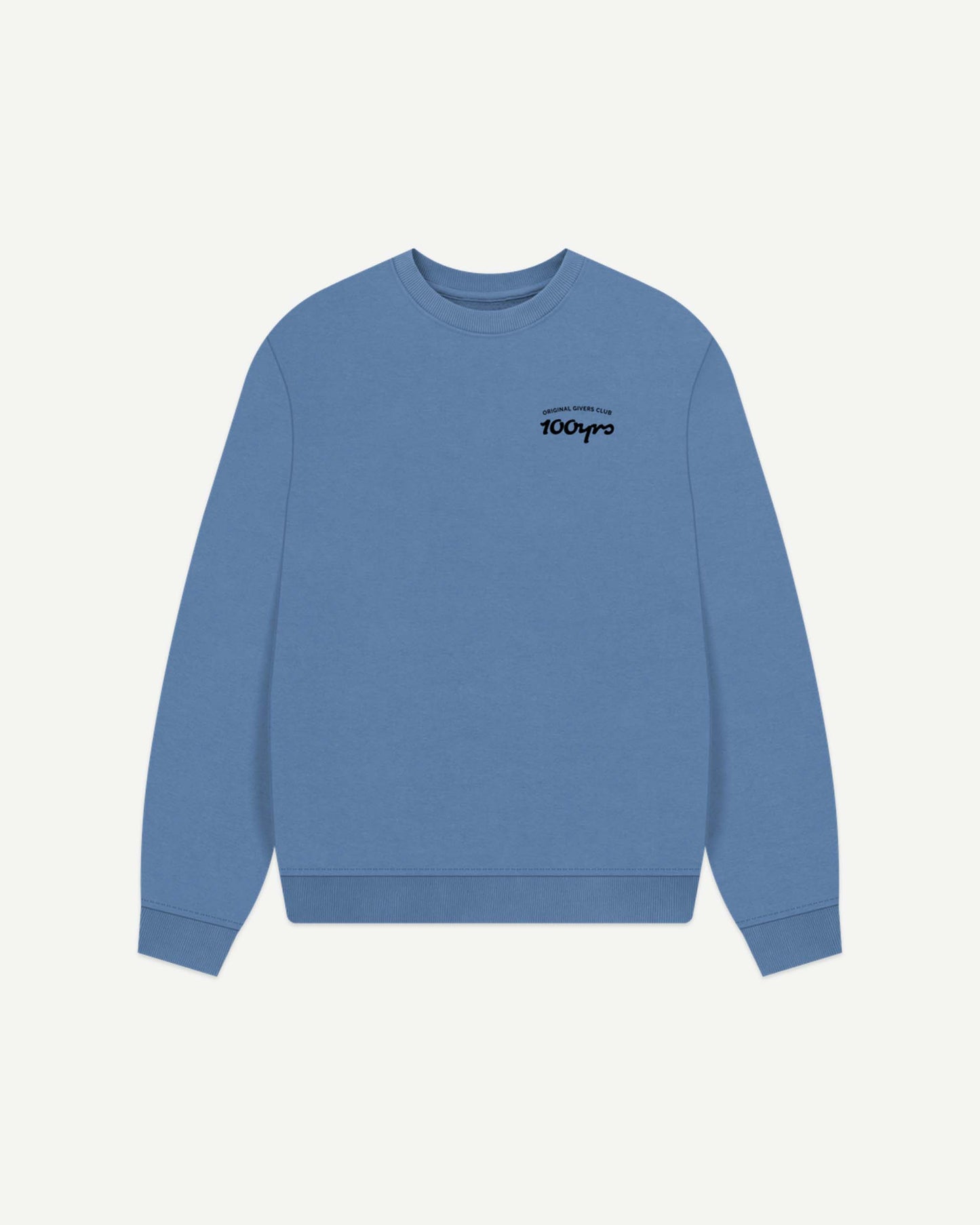 Women's Organic Cotton Oversized Sweatshirt - OG Club Black Logo
