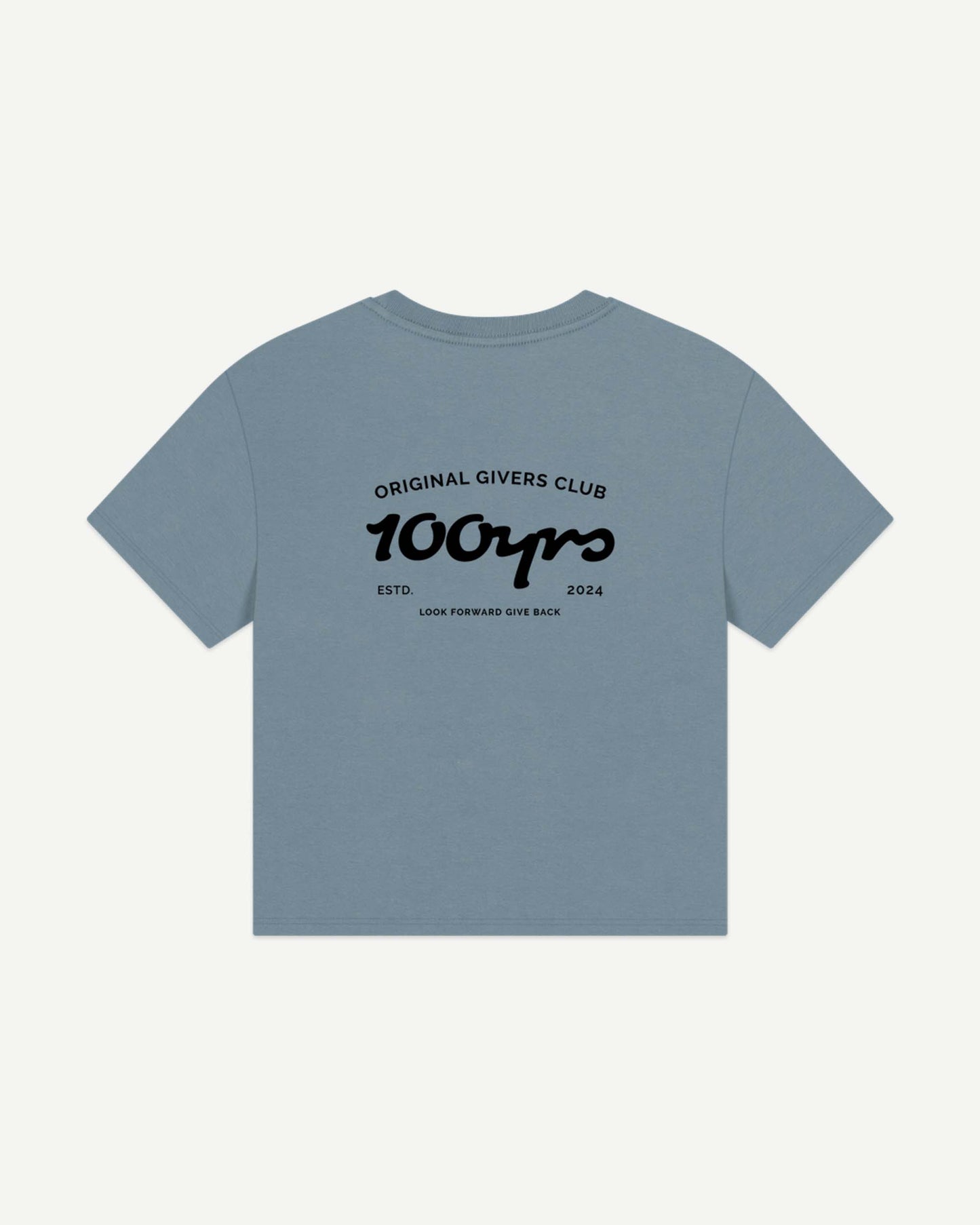 Women's OG Club: Steady — boxy tee, black logo