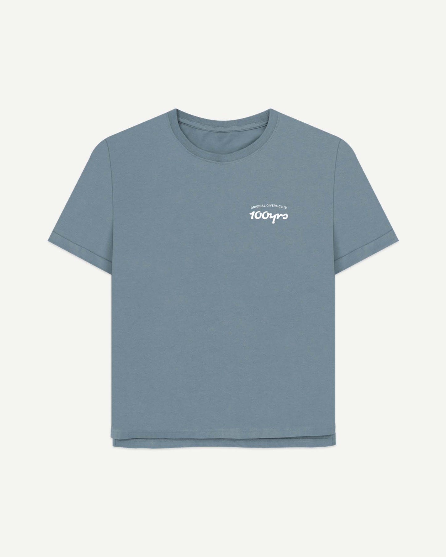 Women's Organic Cotton Relaxed Fit T-Shirt - OG Club White Logo