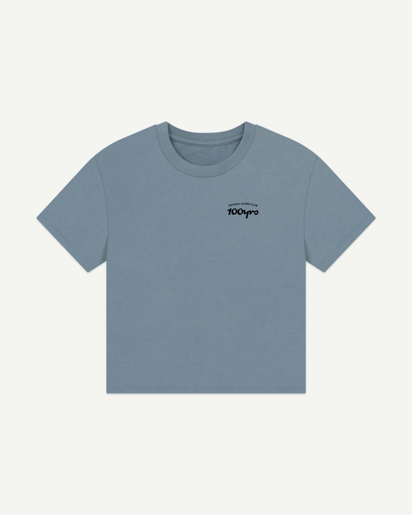 Women's OG Club: Steady — boxy tee, black logo