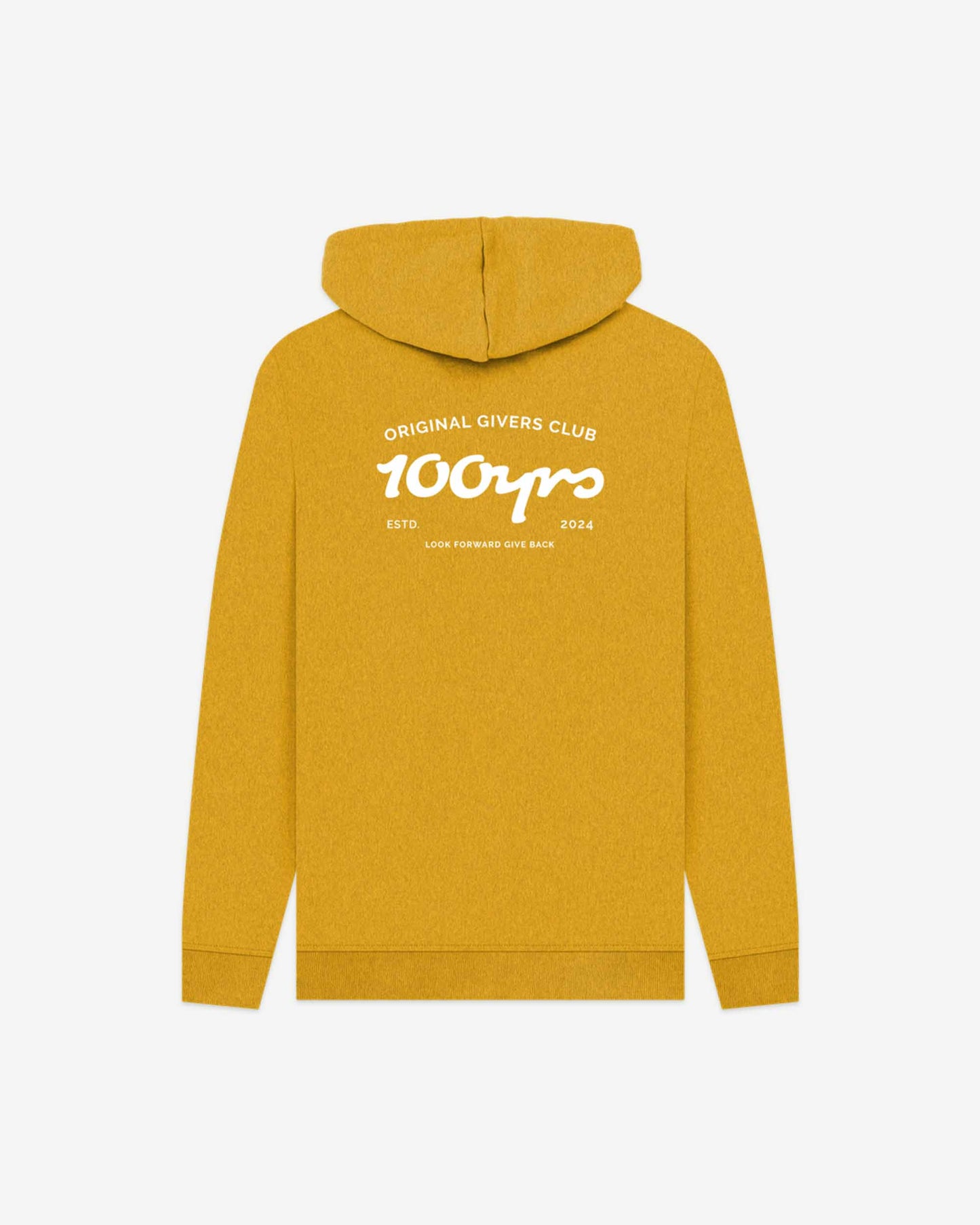 Men's Recycled Organic Cotton Hoodie - OG Club White Logo