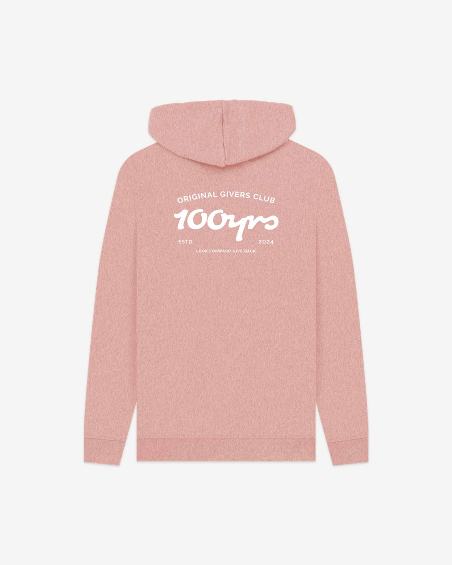 Men's Recycled Organic Cotton Hoodie - OG Club White Logo
