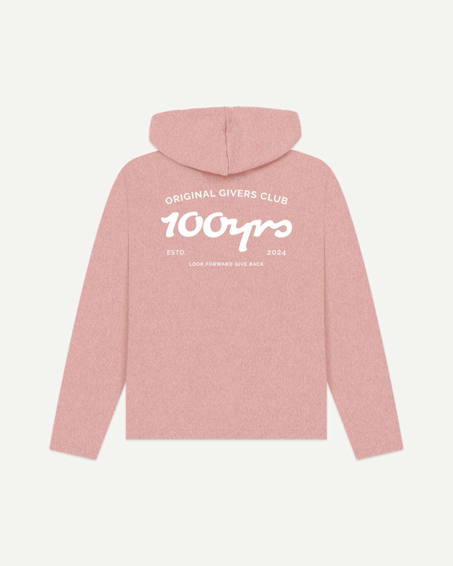 Women's Recycled Organic Cotton Relaxed Fit Hoodie - OG Club White Logo