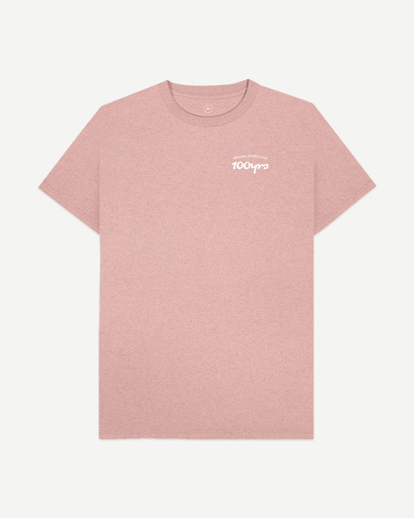 Men's Recycled Organic Cotton T-Shirt - OG Club White Logo